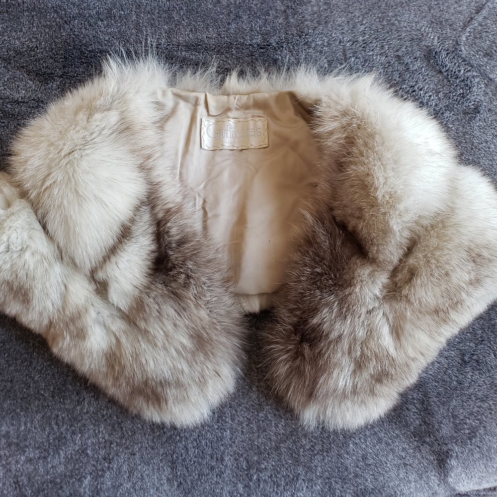 Silver fox stole
